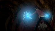 Rex Salazar (Generator Rex) curing an E.V.O. of its nanites.