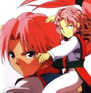 Genkai (Yu Yu Hakusho) is a powerful user of Spirit Energy. Even in her advanced age her power his formidable, able to use her Spirit Energy to unleash power blasts, reflect the energy of others, perfom spiritual purifications, reverse her age, and even concentrate her energy into her Spirit Wave Orb to act as her source of strength.