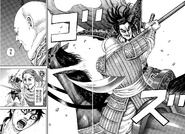 ...split Shou Mou of Destruction and his horse in half...