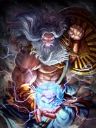 Zeus (Greek Mythology) was able to slay his own divine father the Titan Kronos.