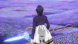 Cao Cao with his True Longinus in DxD HERO Episode 0.jpg