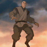 Zaheer (The Legend of Korra) can fly via to airbending but it can be hindered by additional weight and strong winds