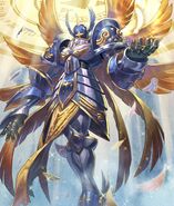 Using Testament, Seraphimon (Digimon) can convert its mortal life into a Big Bang.