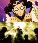 Zoldeo (Fairy Tail) uses Human Subordination Magic, allowing to take control of people, as well as use them as his personal army that he can store away in, and call from a sub-dimension for later use.