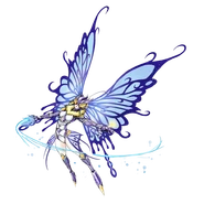 At the climax of the game, Erika Mishima (Digimon Story: Cyber Sleuth: Hacker's Memory) fused with Wormmon, becoming Hudiemon.