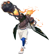 Lewis (Dislyte) as the Esper of Ares.