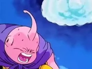 Majin Buu (Dragon Ball) expels his evil from his body...