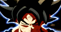 Son Goku's (Dragon Ball) incomplete Ultra Instinct