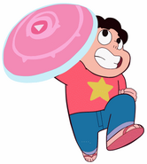 Steven (Steven Universe) is half-human, half-Gem.