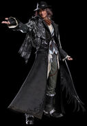 Ardyn Izunia (Final Fantasy XV) makes use of the Starscourge due to his intense daemonification, enabling him, unlike other humans, to use dark magic like daemons.