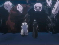 Reflecting Gin's spiritual power, Shinso (Bleach) is a formidable Zanpakutō that can extend its blade at high speed while exerting tremendous force in its extension for enhanced penetration power...