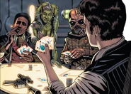 Sabaccfinal.jpg (58 KB) Lando Calrissian and Han Solo (Star Wars) are talented gamblers, Lando winning the position of Baron Administrator of Cloud City through a card game, and Han doing the same to get the Millennium Falcon.