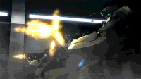 Tharsis.gif (1.97 MB) The Tharsis' (Aldnoah.Zero) Aldnoah Drives precognitive abilities allows the pilot to see into the future through its screen and evade enemy fire.