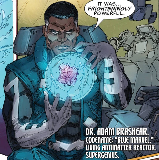 Marvel Comics Blue Marvel Anti Energy Field