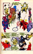 Before he states the oration that he surpasses what the infinity stones are capable of to Adam Warlock during his trial, the Living Tribunal (Marvel Comics) snaps his fingers in order to deactivate the gems.