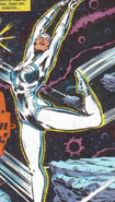 The Star-Dancer's (Marvel Comics) "stellar matrix-sense", an extrasensory perception of flux in the probability fields that surround her, allow her to anticipate critical factors that may affect her life.