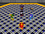 The Omni Cube (Bomberman 64) can trap galaxies into its interior, granting the wielder near invincibility and knowledge of the trapped civilizations.