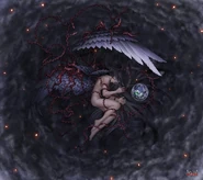 In order to interact with reality, Gaira (Anima: Beyond Fantasy) fused his essence with darkness and all the ideas and principles that imply.