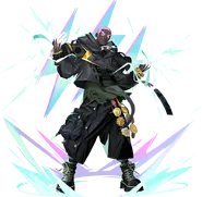 Gaius (Dislyte) as the Esper of Zeus.