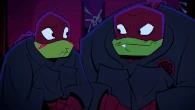 when using ninja mind meld Leo and Raph are capable of telepathically exchanging strategies with each other, heightening team coordination. (rise of the teenage mutant ninja turtles)
