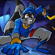 A mixture of training and natural ability gives Sly Cooper (Sly Cooper series) almost unequaled balance.