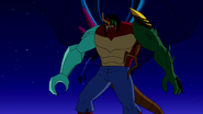 Ultimate Kevin (Ben 10 Ultimate Alien) possesses Big Chill's wings