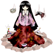 Kaguya Houraisan (Touhou Project) gained perfect immortality after drinking the Hourai Elixir, altering her perfectly that even her soul is made eternal and invincible.