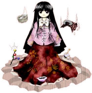 Kaguya Houraisan (Touhou Project) drank the Hourai Elixir, granting her complete immortality in that her undying soul will be constantly reborn in new flesh if destroyed.