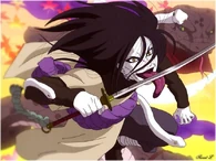 Orochimaru (Naruto) is a prime example of a terrifying shinobi, with a snake-like appearance that had even his sensei, revile him in disgust.