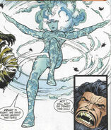 The Waterfall of Watoomb (Marvel Comics) transformed Nicolette Giroux into the air elemental Exemplar Tempest.