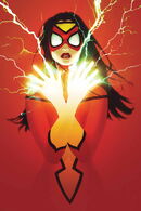 Jessica Drew/Spider-Woman (Marvel Comics) can generate bio-electric bolts called Venom Blasts.