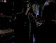 After of being turned into a ghost, Willow (Buffy the Vampire Slayer) passes through Xander.