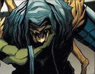 Kaine (Marvel Comics) as the monstrous Tarantula.