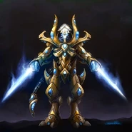 Protoss blades.jpg (81 KB) Protoss soldiers (StarCraft) have crafted and perfected many forms of psionic enhancing technologies. One of their personal favorites is the Power Suit which the Zealots use in combat to augment their psychic powers.