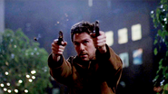 Wesley Wyndam-Pryce (Buffy the Vampire Slayer/Angel) dual-wielding pistols.