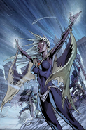 Ororo Munroe/Storm (Marvel Comics) can create freezing storms.