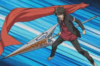 Kazuki Mutō (Buso Renkin) gained strength beyond human standards due to his warrior training regimen, and later boosted to the same level as Victor Powered thanks to the Black Kakugane.