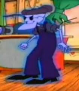 Mr. Nasty (Courage the Cowardly Dog) is the living embodiment of Eustace Bagge's cruelty and nastiness, brought into existence by Benton Tarantella.