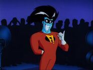 Freakazoid (Freakazoid!) has demonstrated several times that he can hear things that should be physically impossible for him to notice, let alone hear.