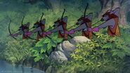 Wolf Arrowmen (Disney's Robin Hood), anthropomorphic wolves.