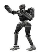 The Cyborgs (Serious Sam) are techno-biopunk foes that are first encountered on the Space Crusader station. Most of them are seen on foot, while most others are seen to be driving their "cyborg bikes", which can fly in the air. Apart from lobbing grenades at their enemies/victims, they have a robotic gun that replaces their left lower arm, which shoots out energy bolts.