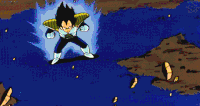 After surviving his fight on Earth, Vegeta (Dragon Ball series) could raise his power level, demonstrating by obliterating Dodoria.