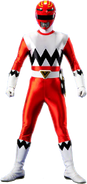 Ryouma (Seijuu Sentai Gingaman) as GingaRed.../Leo Corbett (Power Rangers Lost Galaxy) as Galaxy Red in his normal form...