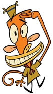 Lazlo (Camp Lazlo), an anthropomorphic spider monkey.