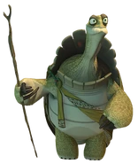 Oogway (Kung Fu Panda), an anthropomorphic galápagos tortoise.