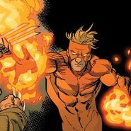 Simon Lasker/Pyro (Marvel Comics) can create and manipulate fire.