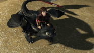 Slitherwing's (HTTYD) body coated with poison