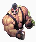 When using Venom, Bane (DC Comics) body and thorax increases with muscles masses that can reach near superhuman levels of strength.