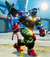 Mech-Zangief (Street Fighter series) was specifically created to counter and combat Zangief.