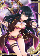 This Vampire Slayer (Valkyrie Crusade) is confident because of her past successes.